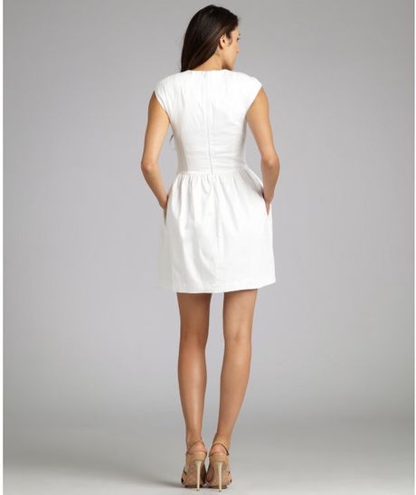 white cotton shift