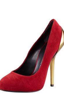 Giuseppe Zanotti Golden Heel Pump - Lyst
