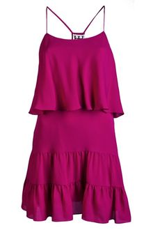 Haute Hippie Ruffle Tank Mini Dress - Lyst