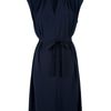 Lanvin VNeck Dress in Black - Lyst