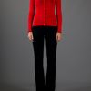 Moschino Cheap & Chic Wool Cardigan in Red - Lyst