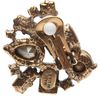 Oscar De La Renta Tiny Gemstone Earring in Green - Lyst