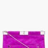 Proenza Schouler Grape Suede Evening Clutch in Purple (grape) - Lyst