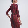 Roberto Cavalli Ruched Jersey Dress in Red (multi) - Lyst