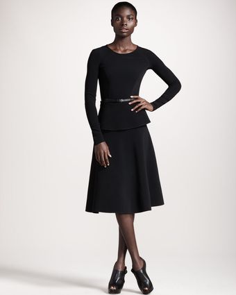 Roland Mouret Barnicles Tiered Stretch-Vrepe Dress - Lyst