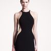 Stella Mccartney Short Colorblock Dress in Black - Lyst
