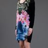Stella Mccartney Silk Linen Dress in Black - Lyst