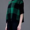 Stella Mccartney Checked Tshirt in Black (green) - Lyst