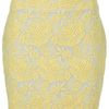 Stella Mccartney Lace Skirt in Yellow - Lyst