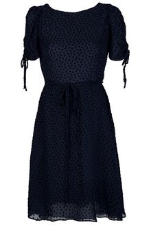 Valentino Gathered Detail Dress - Lyst