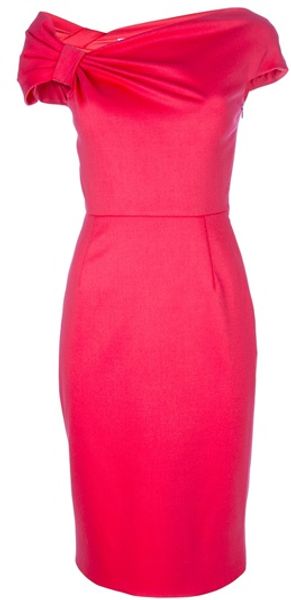 Valentino Off The Shoulder Dress - Lyst