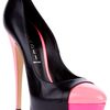 Casadei Leather Pump in Black - Lyst