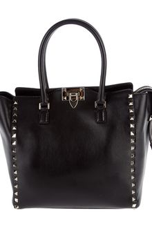 Valentino Studded Tote - Lyst