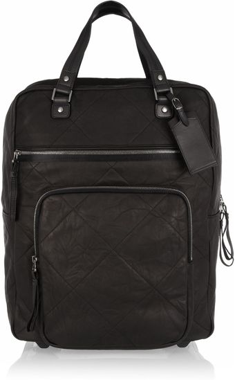 Lanvin Amalia Voyage Quilted Leather Suitcase - Lyst
