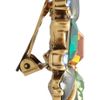 Oscar De La Renta GoldPlated Crystal Clip Earrings in Gold - Lyst