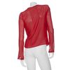 Robert Rodriguez Faux Wrap Ruffle Blouse in Red (510) - Lyst