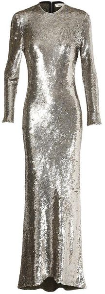 Ashish Handcrafted Sequin Column Dress - Lyst