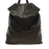 Asos Leather Backpack With Pointed Flap in Black - Lyst