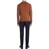 Balenciaga Contrast Trim Vneck Sweater in Brown for Men (cobalt) - Lyst