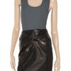 Calvin Klein Ribbedknit Tank in Gray - Lyst
