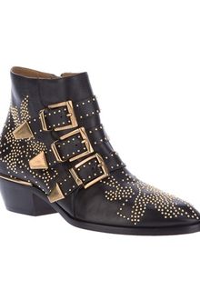 Chloé Studded Ankle Boot - Lyst