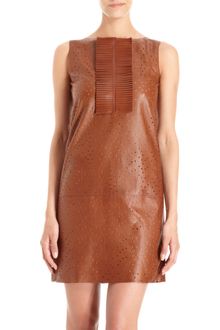 Fendi Perforated Dress - Lyst