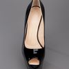 Giuseppe Zanotti Peep Toe Platform in Black - Lyst