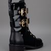 Giuseppe Zanotti Buckled Boots in Black (gold) - Lyst