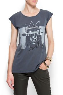 Mango Printed Photography Tshirt - Lyst