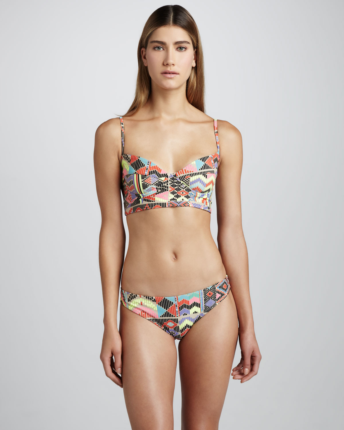 Mara Hoffman Maya Under Wire Bikini In Multicolor Mas Lyst