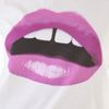 Markus Lupfer Lara Lip Tee in White - Lyst