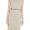Narciso Rodriguez Serge TwoTone Wool Blend Crepe Dress in Gray - Lyst