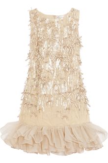 RED Valentino Embellished Tulle Dress - Lyst