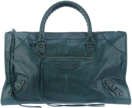 Balenciaga Classic Work Tote in Green - Lyst