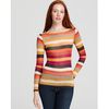 Bcbgmaxazria Top Leah Boat Neck Striped in Multicolor (bright raspberry combo) - Lyst