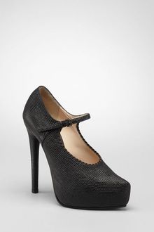 Bottega Veneta Gainsboro Antique Lizard Mary Jane Shoe - Lyst
