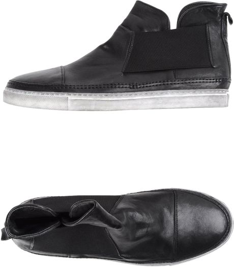 Casadei Hightop Sneaker in Black for Men - Lyst
