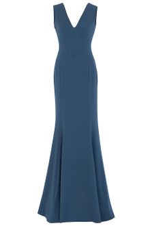 Elie Saab Long Jersey Gown - Lyst
