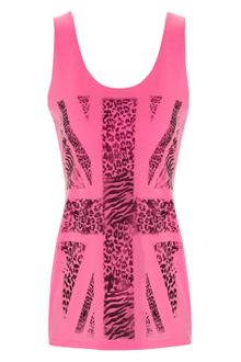 Jane Norman Fluro Flag Vest - Lyst