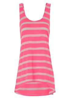 Jane Norman Pink Fluro Stripe Vest - Lyst