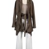 Liu Jo Midlength Jacket in Brown (grey) - Lyst