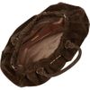 Miu Miu Crystal Chain Strap Suede Tote in Brown (chocolate) - Lyst