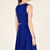 Oasis High Low Seamed Dress in Blue (dark blue) - Lyst