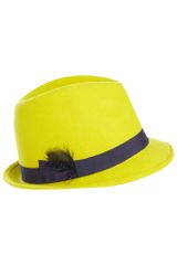 Pied A Terre Trilby with Feather Detail