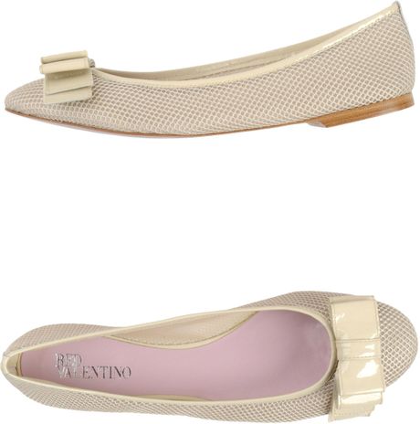 Valentino Ballet Flats in Purple (black) - Lyst