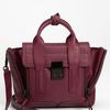 3.1 Phillip Lim Pashli Mini Leather Satchel in Red (aubergine) - Lyst