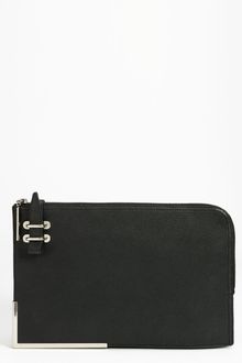 3.1 Phillip Lim Portfolio Oversized Leather Clutch - Lyst