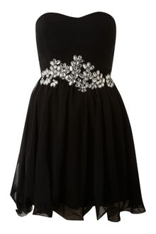 Ax Paris Ax Paris Sleeveless Jewel Chiffon Dress - Lyst