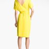 Diane Von Furstenberg Shannon Silk Wrap Dress in Yellow (acid lemon) - Lyst