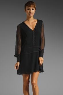 Elizabeth And James Crepe Lara Dress - Lyst